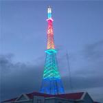 Q345 / Q235 Mw Antenna Radio And Television Tower Outdoor for sale