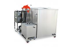 China Solvent Cleaning Industrial Ultrasonic Cleaner Double Tanks Cleaning Drying Filtration supplier