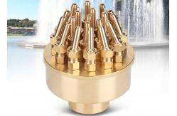 China Brass DN40 1 1/2 3 Layers Blossom Fountain Jet Nozzle supplier