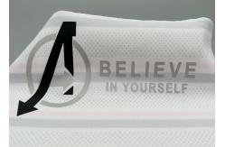 China Custom Reflective Silver Logo Heat Transfer Label For Clothing supplier