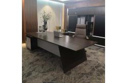 China Business Furniture Table And Chair Luxury Wooden Paint Boss Desk supplier
