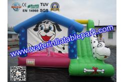 China Backyard Kids Small Inflatable Bouncy Castle with Slide Hire supplier