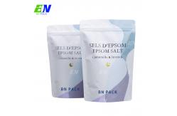 China Custom printed aluminum foil bath salt soap packaging zip lock stand up pouch supplier
