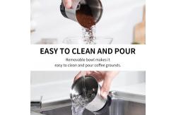 China Fine Coarse Custom Coffee Grinder Auto Stop 6 - 12 Cups Easy Clean supplier