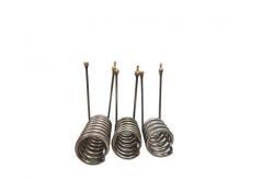 China Coaxial Cooler Heat Exchanger , Refrigerator Heat Exchanger Spiral Twisting Construction supplier
