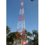Self Supporting Internet 5G Telecommunication Antenna 3 Legged Angular Steel Tower