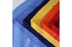 China Plain Dyed CVC Fabric 80 Cotton 20 Polyester With Preshrink Finish supplier