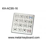 Industrial Metal Numeric Keypad 4 X 4 Matrix , IP 65 Water - proof Keypad for sale