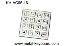 China Industrial Metal Numeric Keypad 4 X 4 Matrix , IP 65 Water - proof Keypad supplier