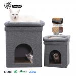 Cat Climbing Frame Folded Double Cool Cat Litter Cathole Platform Luxurious and Comfortable for sale