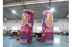 China ODM 4m Height Can Shape Inflatable Drink Bottle CMYK Printing supplier