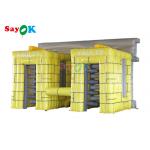 OEM Bank Vault Interactive Inflatable Game Inflatable IPS Shooting Game for sale