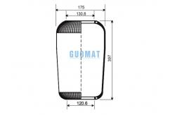 China 1R4U395260 Firestone Bus Air Spring Airtech 31277 For VOL-VO BUSS 3111277 supplier