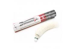 China Impact Resistant Goose Feather Badminton With Sandwich Cork Head supplier
