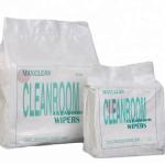 White Cleanroom Disposable Paper Wiper Spunlace Nonwoven 300pcs/Pack 6*6inch for sale