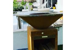 China Customized Large Fire Pit Table Garden Decor Steel BBQ Grill supplier