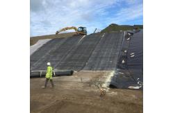 China Black HDPE Geomembrane Liner For Landfill Pond Lining And Waterproofing Projects supplier
