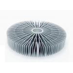 Electrophoretic / Silvery Anodized Aluminum High Power Heat Sink Extrusion Profiles for sale