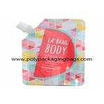 Gravure Printing Stand Up 500ML 1.5L Detergent Nozzle Bag Stand Up Spout Bag For Liquid for sale