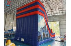 China Manufacturer PVC Inflatable Slide Spiderman Hero Inflatable Double Dry Slides supplier