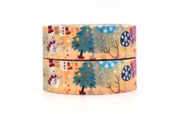 China Custom Kawaii Cute Washi Paper Tape Printed Christmas Washi Tape supplier
