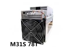 China Rectangle DDR 42J/T Asic Whatsminer M31S+ 78TH 80TH 3360W supplier