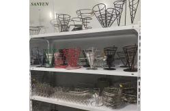 China Modern Practical Stainless Steel Kitchenwares Painted Metal Wire Organizer supplier