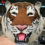 Wall Mounted Animatronic Realistic Tiger Head Artificial Type for sale