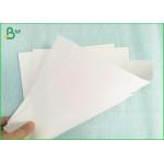 Single Side Kaolinite Coated Cardboard Sheets , Food Grade Whiteboard Paper Roll