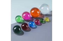 China Custom large acrylic sphere transparent acrylic resin  Contact Juggling balls supplier