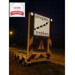 Outdoor P20 RGB Portable Traffic Signs , Electronic Led Sign Display For Mobile Advertising Trucks for sale
