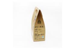 China Tea Exquisite Paper Packaging Boxes With Window and Handle Custom Size supplier