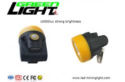 China Lithium Ion 300mA 10000lux Mining Hard Hat Lights 110LUM supplier