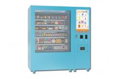 China Snack Yogurt Elevator Food Vending Machine With 32 Inch Touch Screen supplier
