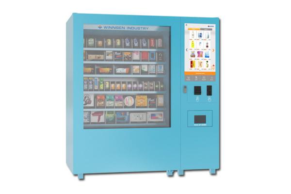 Snack Yogurt Elevator Food Vending Machine With 32 Inch Touch Screen