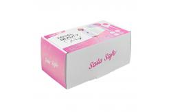 China Pink Recyclable Flat Pack Packaging Boxes For Electric Cleansing Tool Kit supplier
