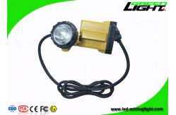 China High Beam LED Mining Light , LED Mining Headlamp With Big Capacity Battery Pack supplier