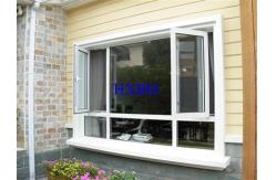 China Toughened Glass Pvc Double Glazed Windows Reinforced With Lined Steel supplier