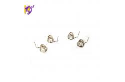 China HEZHI Nickel Plated Small Conical D Cell Battery Spring With Positive Negative Terminal supplier