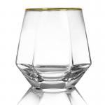 10 Oz Round Old Fashioned Glass Lowball Bar Tumblers Whisky Glass for sale