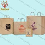 Reycled Handmade Paper Shopping Bag Custom Luxury Printed Delicate for sale