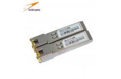 China Copper 10/100/1000Base RJ45 SFP Module 100M Transmission Compatible With Huawei supplier