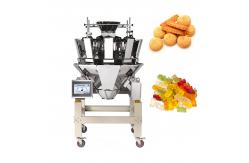 China Cookies Biscuits Multihead Weigher 300g 500g High Accuracy 0.1-1.5g supplier