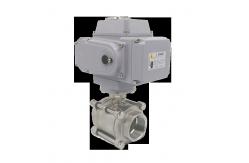China Electric Threaded Titanium Ball Valve for Chemical Processing Applications supplier