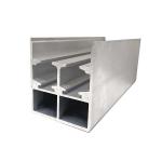 Anodized Aluminum Extrusion Profiles For Balcony Glass Guardrail for sale