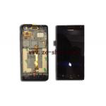 Complete Black Cell Phone LCD Screen Replacement For Huawei P1 for sale