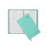 OEM ODM Green Pocket Size Weekly Planner Vertical Layout Inner Pages