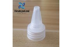 China Twist Long Nozzle Screw Plastic Spout Caps Squeeze Bottle Cap Tips supplier