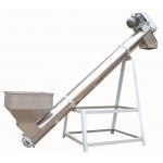 Food Grade Flexible Screw Auger Hopper Conveyor For Plastic/Flour Powder for sale