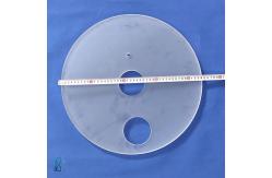 China Customized Small All Polished Quartz Sight Glass Silica Quartz Disc Quartz Window supplier